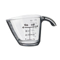 Mainstays 1/4C Plastic Mini Measuring Cup, Black/Transparent
